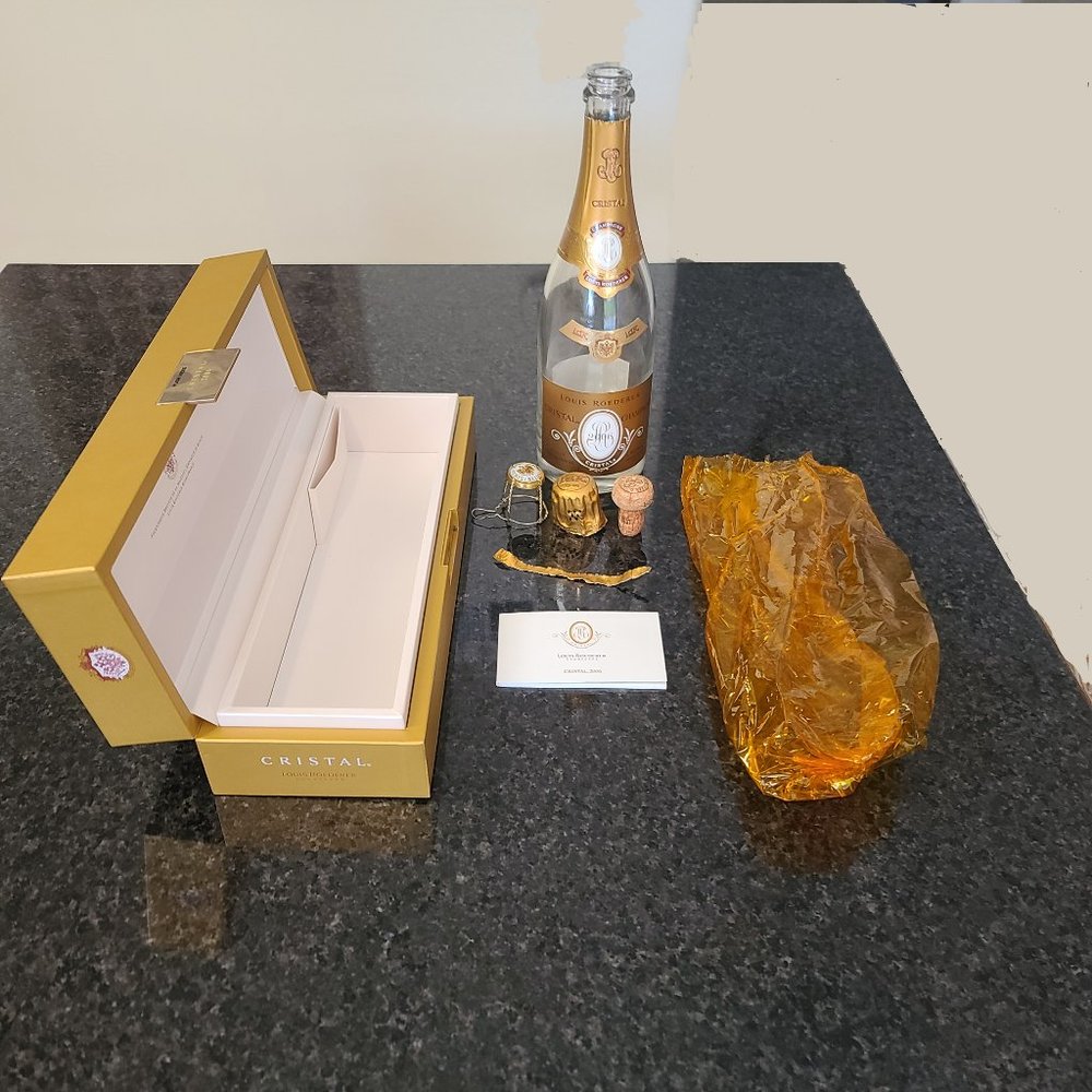 Louis Roederer Cristal Champagne EMPTY BOTTLE